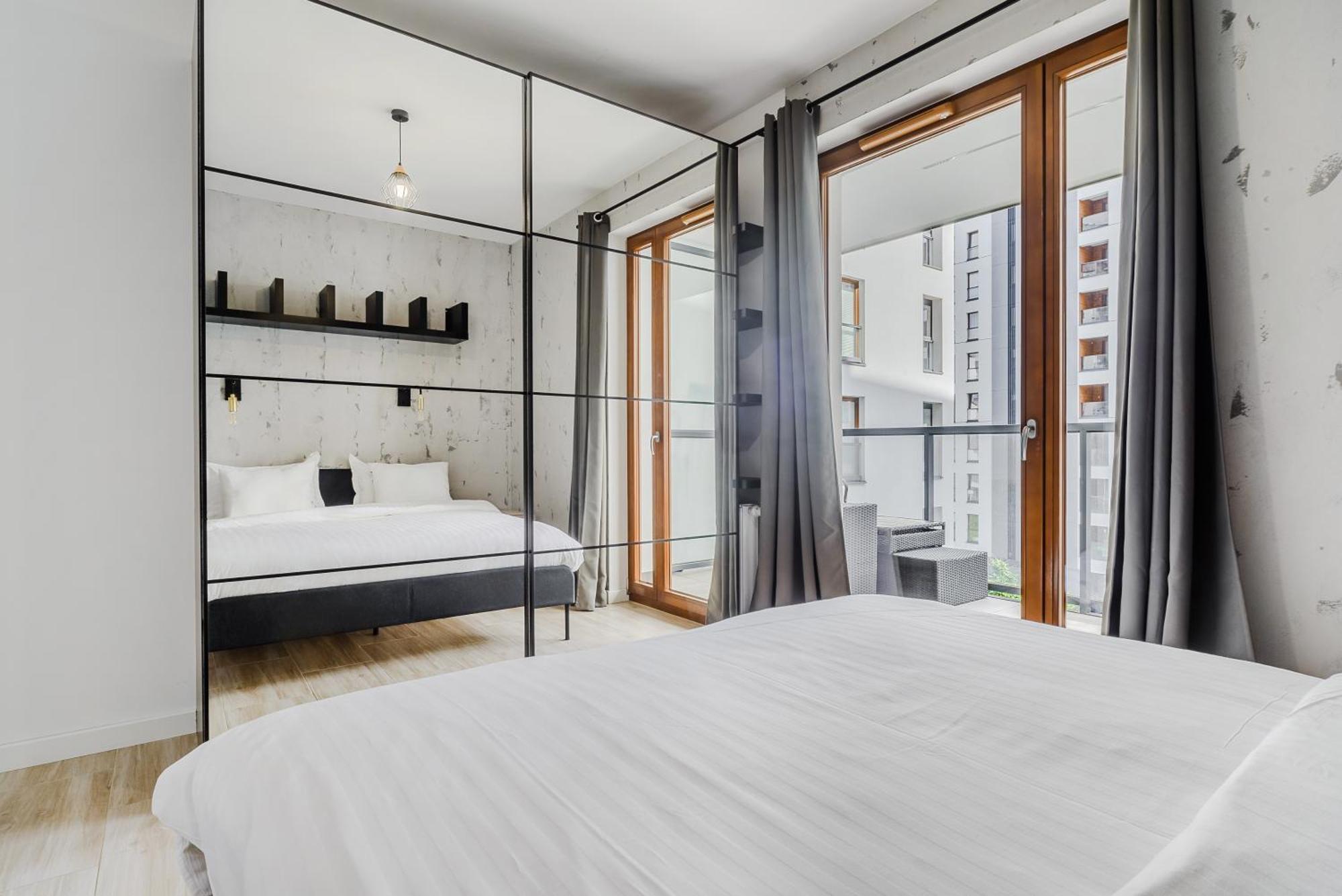 Apartment Premium In The Center Of With Free Parking & Balcony Warsaw